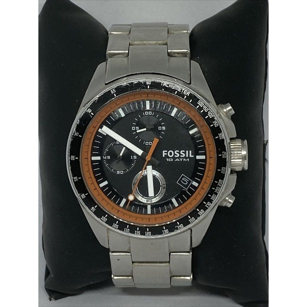 Fossil Decker CH2673 Men's Silver Stainless Steel